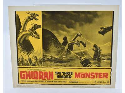 Ghidorah the 3 Headed Monster 1965 Sci-fi/Horror Movie Lobby Card Poster 11x14