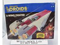 A-Wing Electronics Work w Box Complete Star Wars Droids ROTJ Kenner Vintage 1985