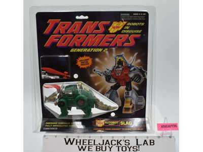 Slag Green Dinobot Autobot G2 Transformers 1992 Hasbro Figure NEW MISB SEALED