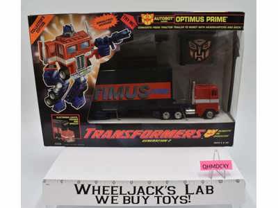 Optimus Prime Autobot G2 Transformers 1992 Hasbro Vintage Action Figure NEW MIB