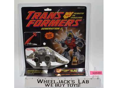 Slag Gray Dinobot Autobot G2 Transformers 1992 Hasbro Figure NEW MISB SEALED