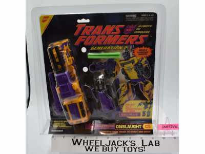 Onslaught Decepticon G2 Transformers 1993 Hasbro Action Figure NEW MISB SEALED