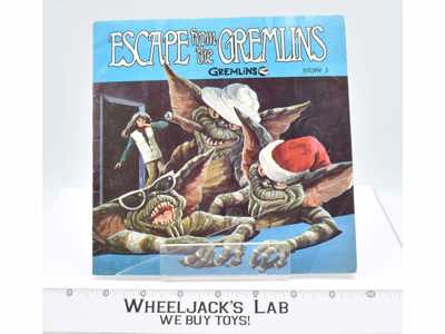 Escape From The Gremlins Record and Book Story 3 Vintage 1984