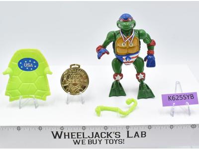 Super-Swimmin' Raph 100% Complete Teenage Mutant Ninja Turtles 1992 Playmates