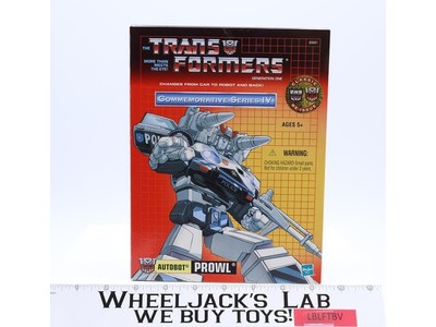 Prowl Commemorative Series Reissue Transformers 2002 Hasbro NEW MISB SEALED