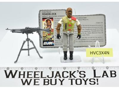 Roadblock 100% COMPLETE V1 GI Joe 1984 ARAH Hasbro Action Figure