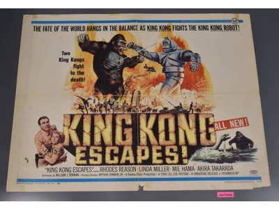 King Kong Escapes 1967 Sci-fi/Horror Movie Poster 22x28