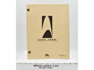 Generations Final Draft Screeplay Copy Star Trek Paramount 1994