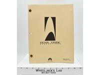 Generations Final Draft Screeplay Copy Star Trek Paramount 1994