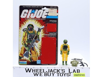 Airtight V1 100% Complete 34 Cardback G.I. Joe 1985 Hasbro Vintage Action Figure