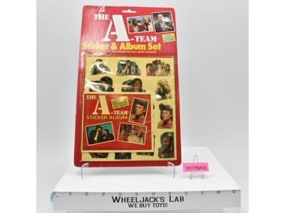 A-Team Sticker &amp; Album Set 1983 Gordy Vintage NEW MOSC SEALED