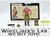 Bazooka V1 100% Complete 1985 GI Joe Hasbro Vintage Action Figure