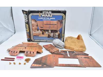 Land of the Jawas 100% Complete W/Box Star Wars 1977 Kenner Action Playset