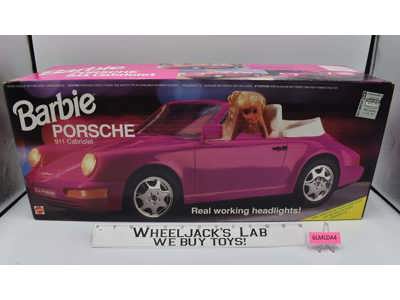 Barbie Porsche 911 Cabriolet 1992 Mattel Vintage Doll Vehicle NEW SEALED