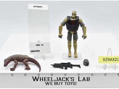 Sand Viper v1 100% Complete G.I. Joe Spy Troops 2003 Hasbro Action Figure
