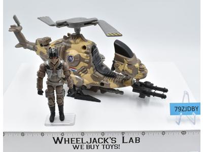 Tiger Storm Copter With Wild Bill 100% Complete G.I. Joe 2004 Hasbro Vehicle