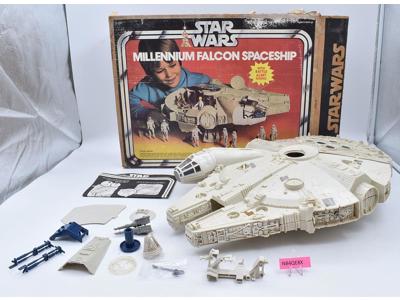 Millennium Falcon 100% Complete W/Box Star Wars 1979 Kenner Action Figure WORKS