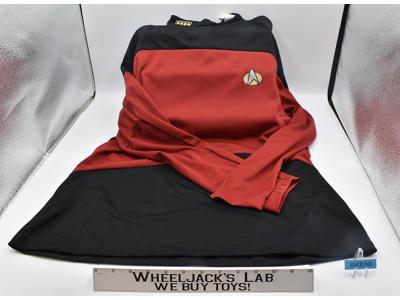 Red &amp; Black Long Sleeve Shirt Men's X-Large Star Trek Rubies Costume Co.