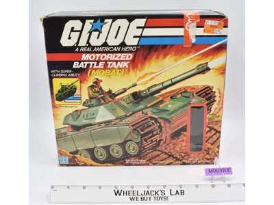 MOBAT with Steeler &amp; Box 100% Complete WORKS G.I. Joe 1982 Hasbro Vintage MIB