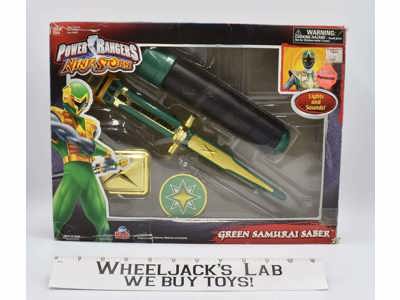 Green Samurai Saber WORKS Power Rangers Ninja Storm 2003 Bandai Complete W/Box