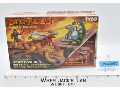 Ankylosaurus 100% Complete W/Box Dino Riders German Siso 1989 Tyco