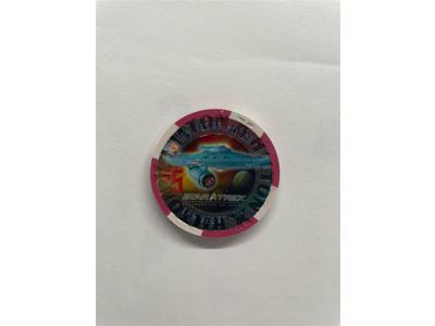 Las Vegas Hilton $5 Uncirculated Casino Chip Star Trek U.S.S. Enterprise 2006