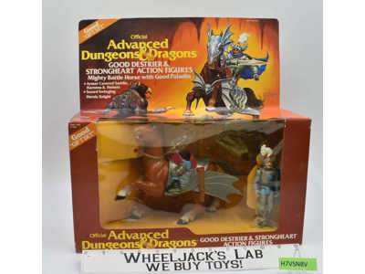 Good Destrier &amp; Strongheart Advanced Dungeons &amp; Dragons 1983 LJN NEW MISB SEALED