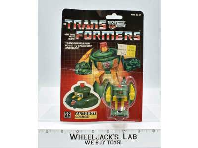 Cosmos WHITE BORDER MOSC NEW Sealed 1986 Vintage Hasbro G1 Transformers
