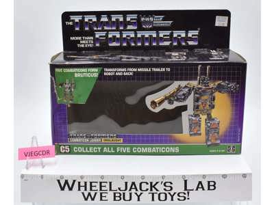 Onslaught EMPTY BOX 1986 Vintage Hasbro G1 Transformers Action Figure