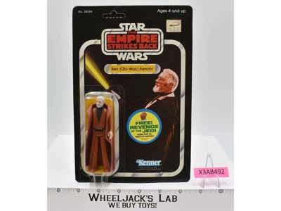 Ben Obi-Wan Kenobi 48 Back-B Star Wars ESB 1982 Kenner Figure NEW MOSC SEALED