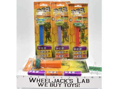 Teenage Mutant Ninja Turtles Pez Dispensers X4 2005 Mirage
