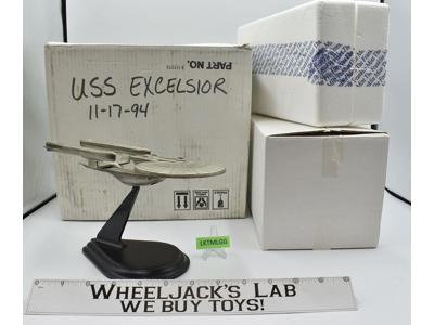 USS Excelsior Pewter Sculpture Star Trek 1993 The Franklin Mint NEW MIB