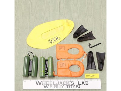 Set of 2 Underwater Unmarked Brands 12" 1:6 Joe Barbie West Accessory Set