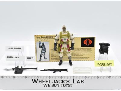 Desert Cobra C.L.A.W.S. V1 G.I. Joe 2002 Hasbro Action Figure