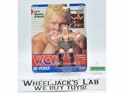 Sid Vicious NEW MOSC WCW 1990 Galoob 5" Wrestling Action Figure