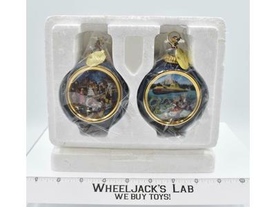 Submarine &amp; Pirates Bradford Exchange Heirloom Porcelain Ornaments NEW MINT