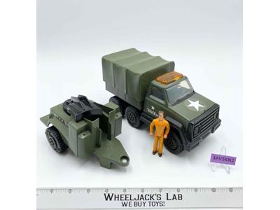Army Transport Truck W/Control Center Trailer 1978 Tonka Vintage Toy Vehicle