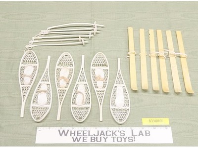 Lot of 3 Pairs GI Joe Ski Equipment Vintage 12" Accessory