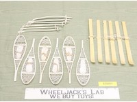 Lot of 3 Pairs GI Joe Ski Equipment Vintage 12" Accessory