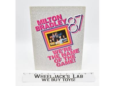 MILTON BRADLEY 1987 Toy Fair Employee Dealer Catalog BOARD/CARD GAMES PUZZLES