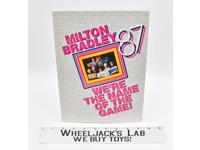 MILTON BRADLEY 1987 Toy Fair Employee Dealer Catalog BOARD/CARD GAMES PUZZLES