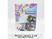 PLAYMATES 1989 Toy Fair Dealer Catalog W/Poster TEENAGE MUTANT NINJA TURTLES
