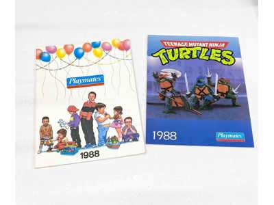 PLAYMATES &amp; TEENAGE MUTANT NINJA TURTLES 1988 Toy Fair Employee Dealer Catalogs