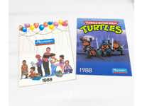 PLAYMATES &amp; TEENAGE MUTANT NINJA TURTLES 1988 Toy Fair Employee Dealer Catalogs