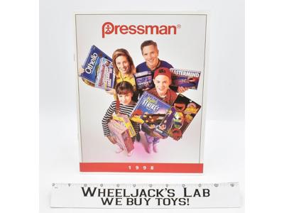 PRESSMAN 1998 Toy Fair Employee Dealer Catalog BOARD GAMES CHESS DOMINOES