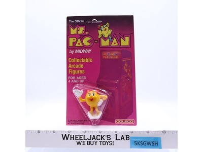 Ms. Pac-Man 1981 Midway Coleco Collectible Arcade PVC Figure NEW SEALED