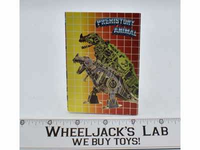 Micro Change Dinosaur Robot Instruction Booklet Takara