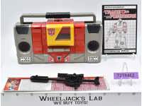 Blaster 100% Complete 1985 Vintage G1 Transformers Action Figure