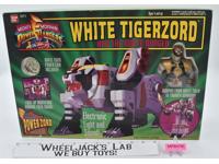 White Tigerzord W/Ranger Mighty Morphin Power Rangers 1994 Bandai Complete W/Box