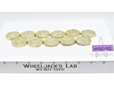 Lot of 11 Gold Power Coin Mighty Morphin Power Rangers 1993 Bandai